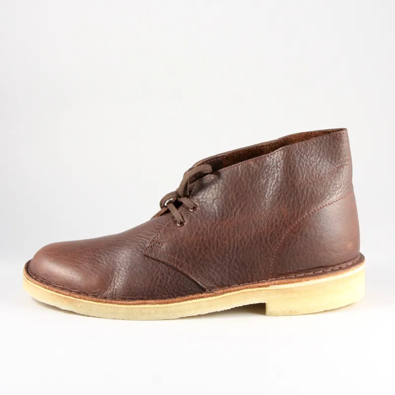 Clarks desert boot sales tan tumbled leather